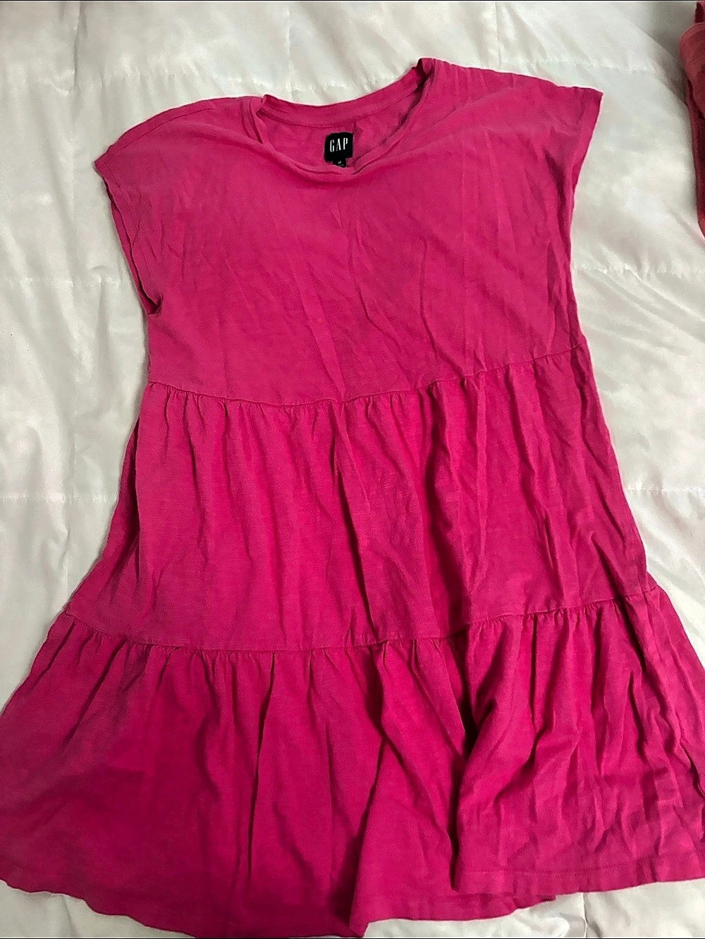 Gap Tiered Casual Dress in Pink Like New